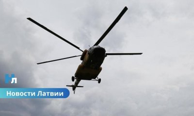 🚁 Военный вертолёт срочно доставил донорский орган из Риги в Вильнюс.