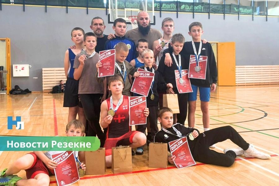 Успехи воспитанников Резекненской ДЮСШ на международном турнире по греко-римской борьбе.