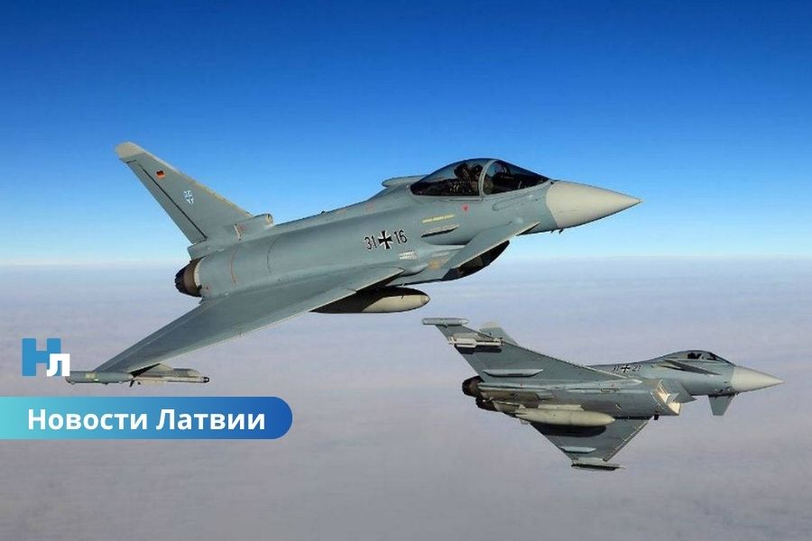 Над Латгале и Видземе ожидаются низкие полеты истребителей: жителей предупреждают о шуме