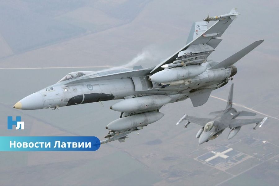 ✈️ Над Ригой пролетят истребители Канады: НАТО демонстрирует мощь и поддержку Латвии.