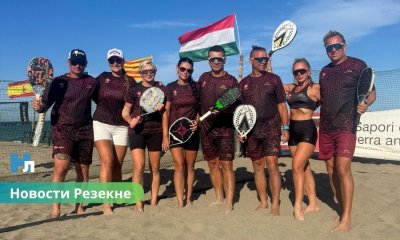 🎾 Резекненцы завоевали бронзу на чемпионате Европы по пляжному теннису в Италии!