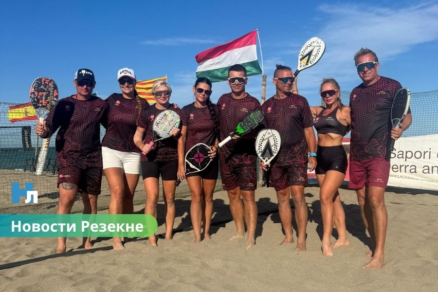 🎾 Резекненцы завоевали бронзу на чемпионате Европы по пляжному теннису в Италии!