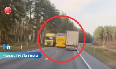 🚍 Опасный обгон на трассе: автобус Ecolines вытеснил фуры на обочину — видео вызвало возмущение в сети.