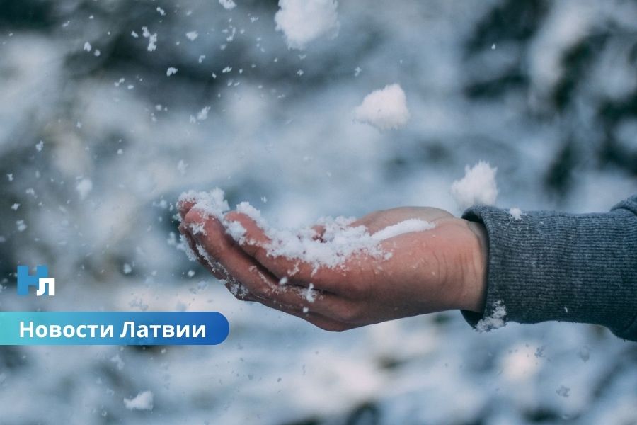Мокрый снег и ветер: какой будет погода в Риге, Даугавпилсе и Резекне в ближайшие сутки.