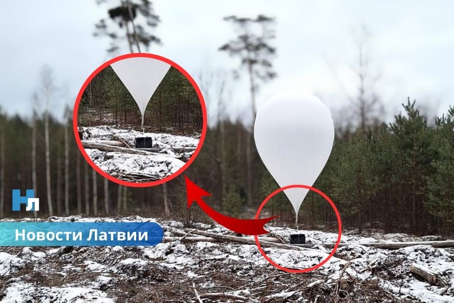 Контрабанда по воздуху: в Латвии перехватили семь «метеошаров» с сигаретами из Беларуси.