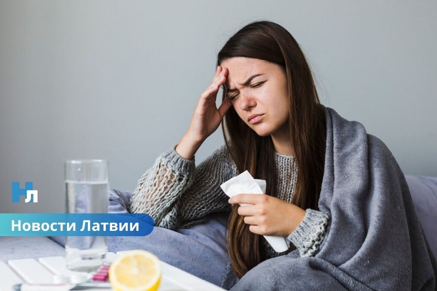 В Латвии зафиксирована самая сильная эпидемия гриппа за последние пять лет.