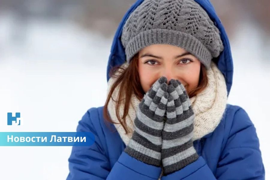 Циклоны не отступают: Латвию накроют ветер, снег и мороз до −13 градусов.