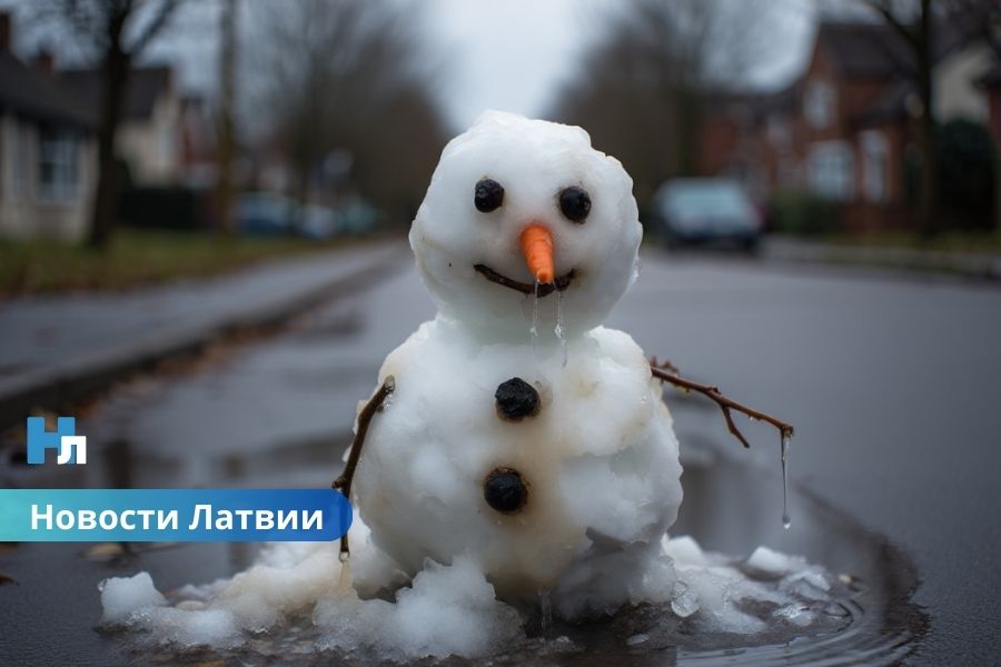 Зима в Латвии вновь откладывается — декабрь обещает стать одним из самых тёплых за всё время метеонаблюдений.