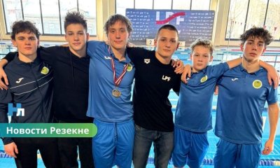 Сильное выступление в Лиепае: пловцы Резекненской ДЮСШ среди лучших в стране.