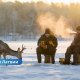 ❄️ Толщина льда в водоёмах Латвии местами превышает 30 сантиметров.