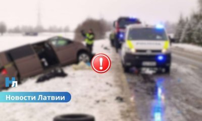 После трагедии на Вентспилсском шоссе предлагают ограничить скорость фур - начат сбор подписей.