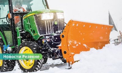❄️ Снежный удар по Резекне: на выходных массовый вывоз снега и возможные ограничения движения.