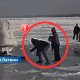 ⚠️ ВИДЕО: Мужчина провалился под лёд в Мангальсале — очевидцы спасли его до прибытия спасателей.