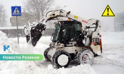 В Резекне оштрафовали предприятие HAGBERG: выявлены нарушения при уборке улиц после снегопада.