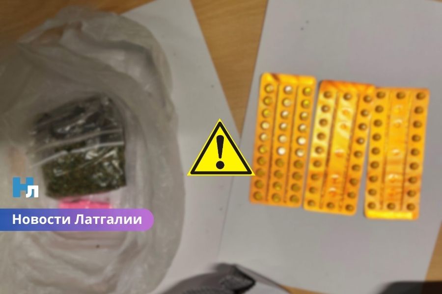 Амфетамин, таблетки и самогон: полиция провела серию задержаний в Даугавпилсе и Аугшдаугавском крае