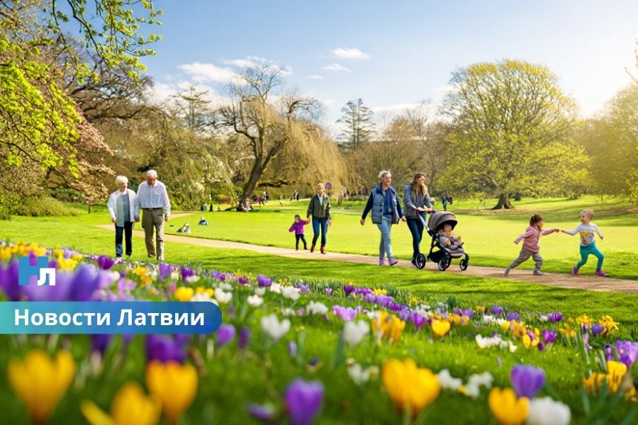 Аномально теплый и сухой март: Латвия побила температурные рекорды за всю историю наблюдений.
