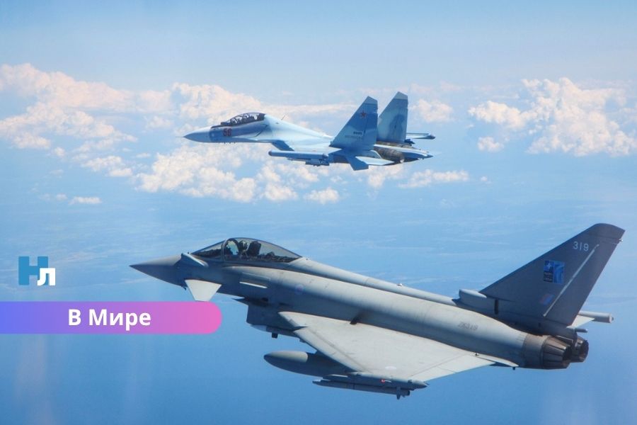 Истребители НАТО четыре раза поднимались в небо над Балтией из-за самолётов РФ.