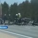 Смертельное ДТП на Видземском шоссе: после столкновения с лесовозом движение полностью перекрыто.