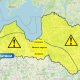 Латвию накроют грозовые ливни, а Ригу — сильная жара: опубликованы новые предупреждения.