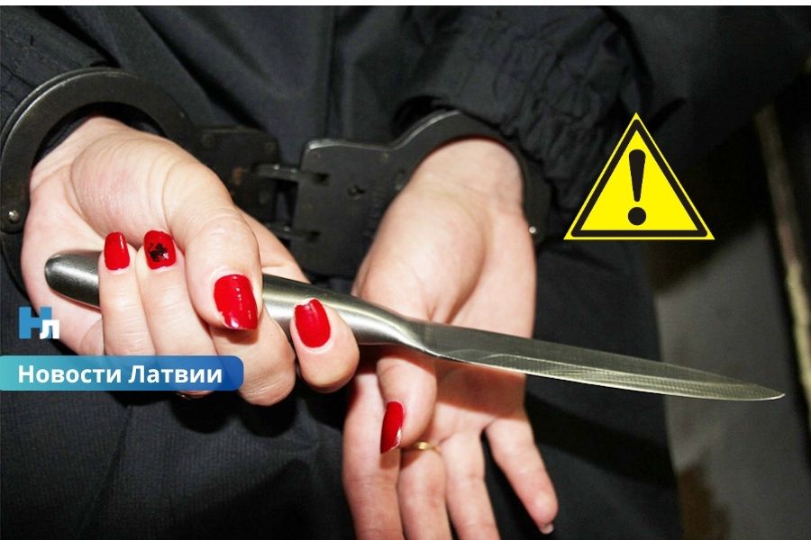 Жительница Латвии предстанет перед судом за убийство приятеля во время застолья.