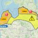 Потопы и перебои со связью: LVĢMC распространил срочное предупреждение оранжевого уровня.