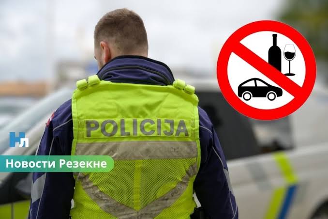 В Резекне остановили пьяного водителя без прав: содержание алкоголя превысило 2 промилле.