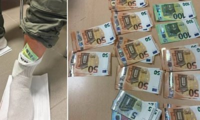 Заявил о 70 евро, но спрятал гораздо больше: латвийца поймали на границе.