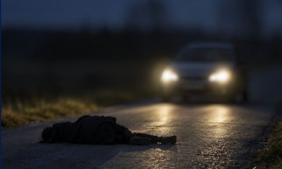 Смертельное ДТП в Мадонском крае: Citroen наехал на лежавшую на дороге женщину.