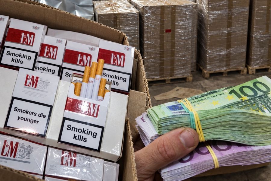 Ущерб свыше 84,7 млн евро: что выяснила полиция по делу о нелегальных сигаретах.