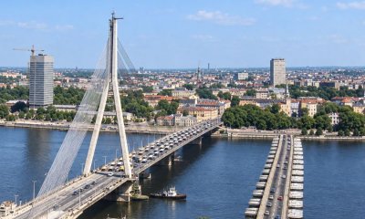 Прочный «как для танков», разборный «как лего»: какой мост хотят установить в Риге на время ремонта Вантового.