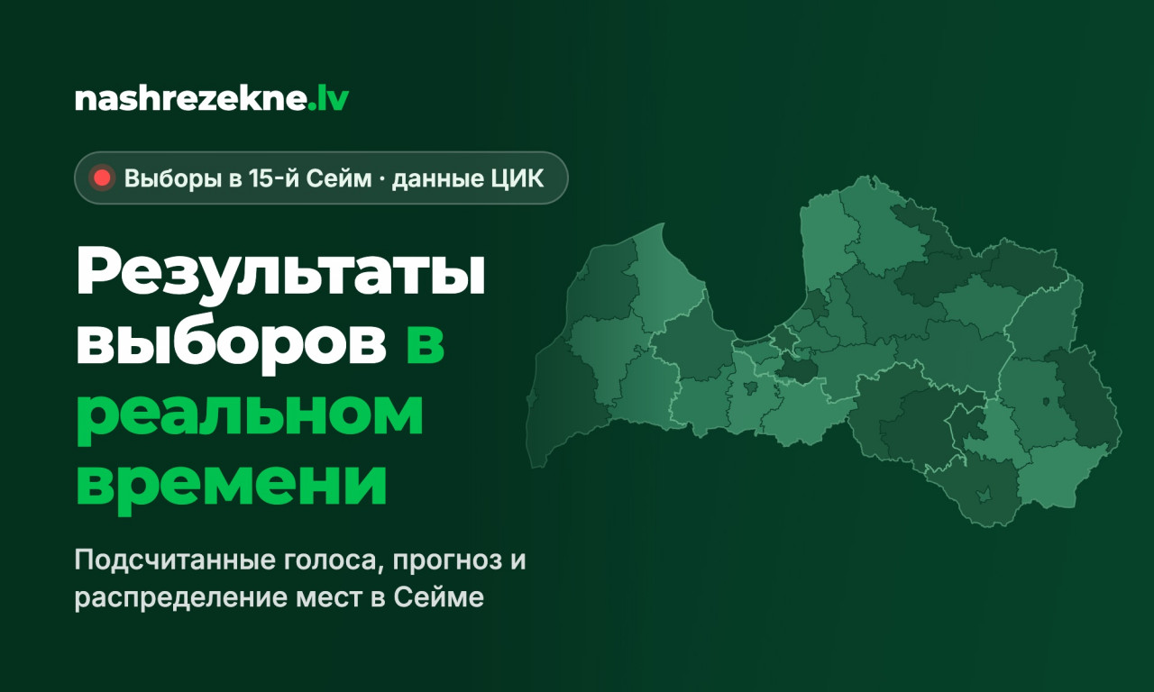 Результаты выборов в Сейм в реальном времени