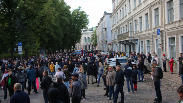 Митинг в Риге. nashrezekne.lv