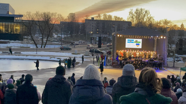 В среду, 2 марта, в 18:00 в Резекненском Фестивальном парке состоялось мероприятие в поддержку Украины в её борьбе за независимость. В среду, 2 марта, в 18:00 в Резекненском Фестивальном парке состоялось мероприятие в поддержку Украины в её борьбе за независимость.